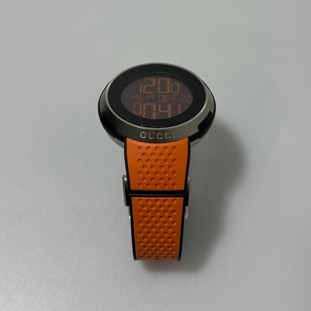 Gucci I-Gucci Sport Watch Orange Strap YA114104